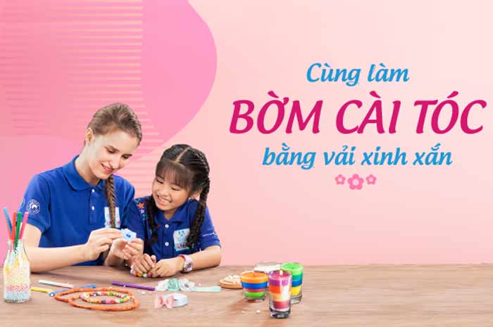 Cùng làm Bờm Cài Tóc bằng vải xinh xắn