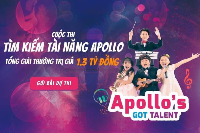 Cuộc thi tìm kiếm tài năng Apollo - Tổng giải thưởng trị giá 1.3 tỷ đồng