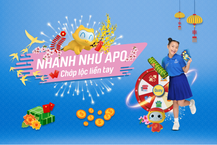 VUI TẾT CÙNG APOLLO ENGLISH - CHỚP LỘC LIỀN TAY