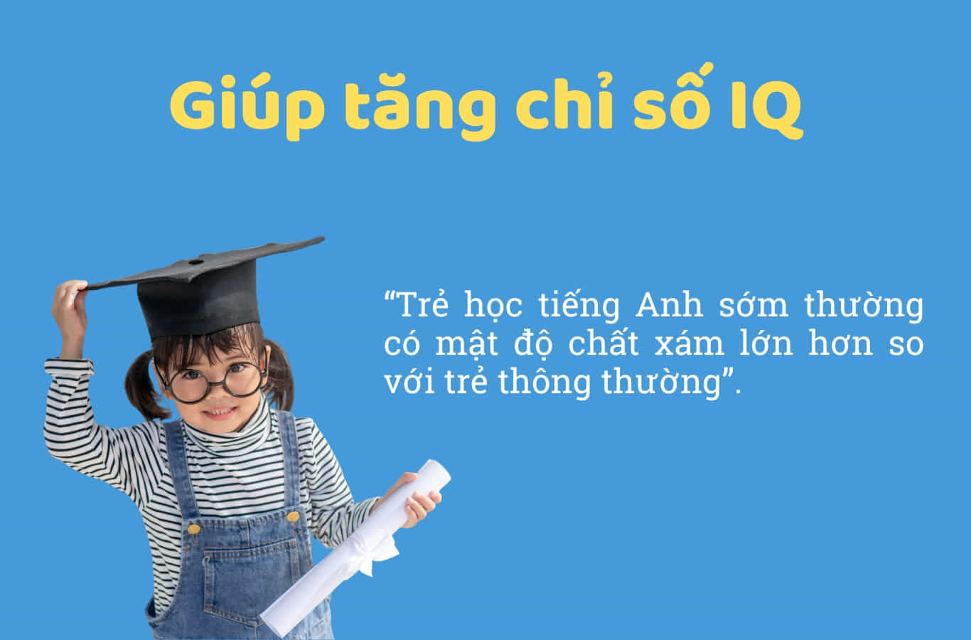 Giúp bé tăng chỉ số IQ nhờ việc học tiếng Anh