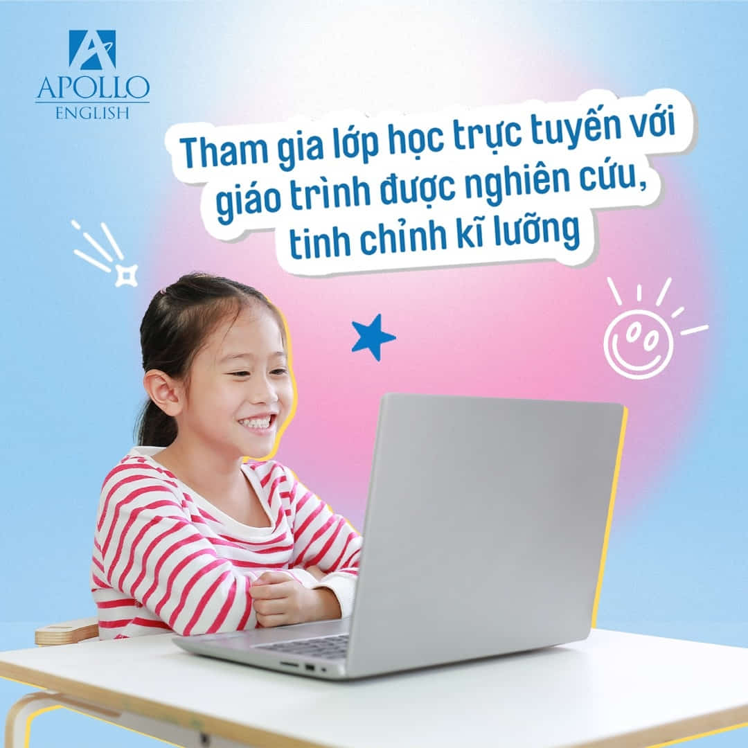 Tham gia khóa học tiếng Anh online cho bé