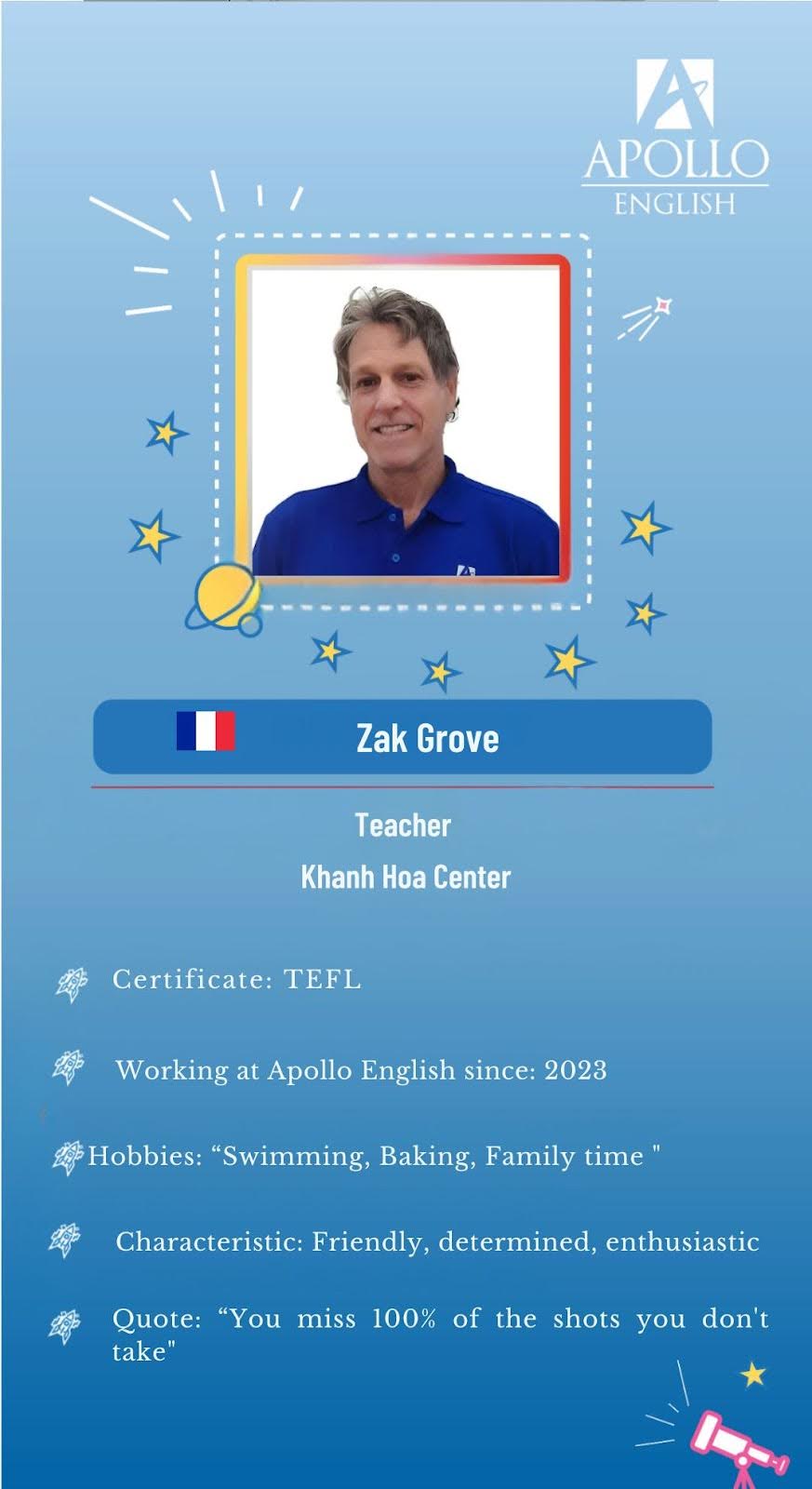 Giáo viên Zak Grove