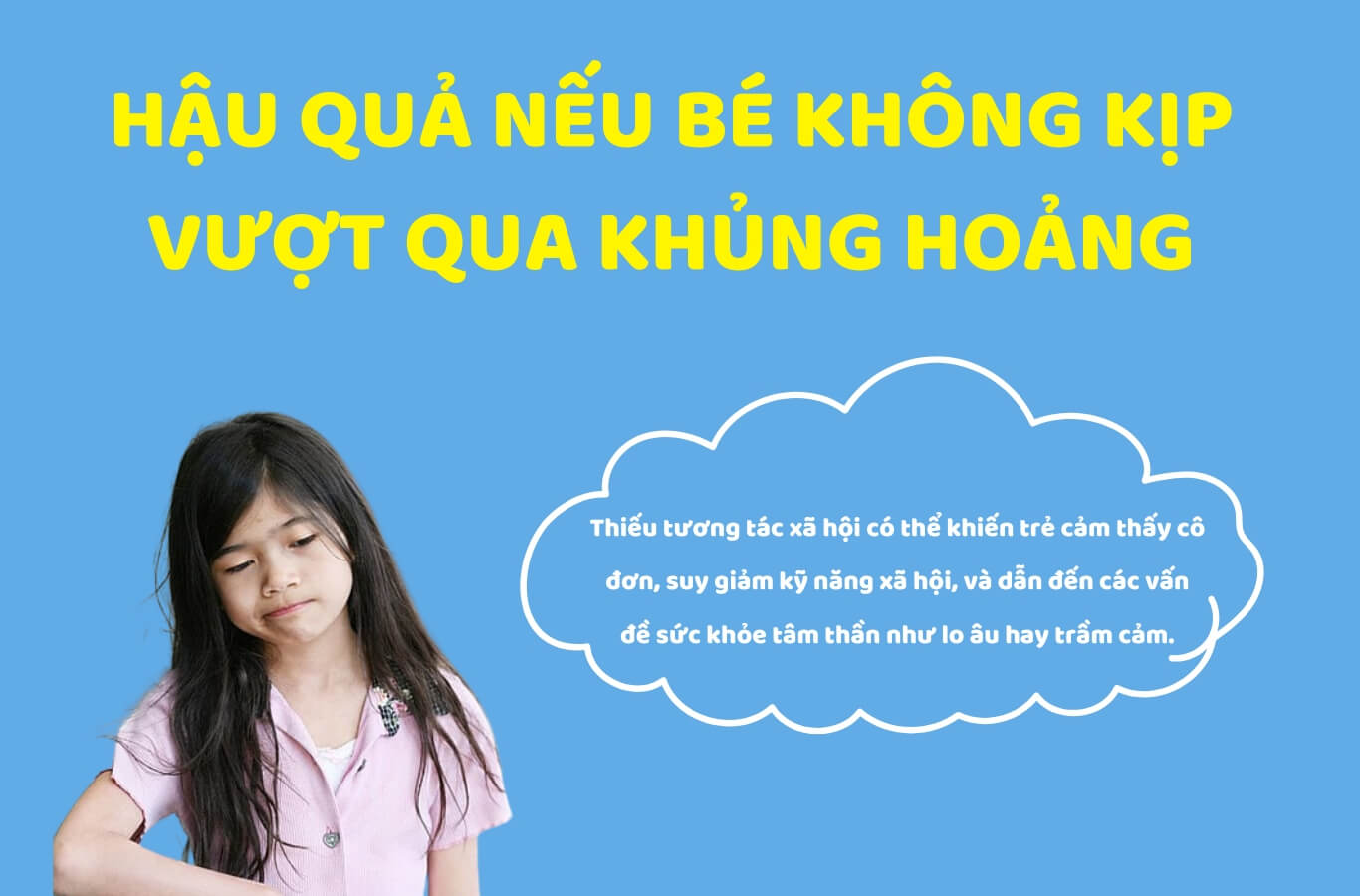 Bé có thể bị ảnh hưởng đến sức khỏe tinh thần